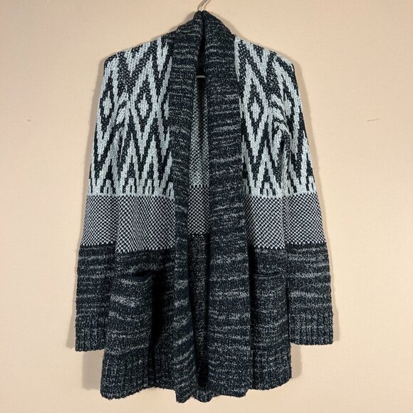 Lucky Brand Los Angeles Wool Blend Gray Cardigan Size S - Picture 1 of 7